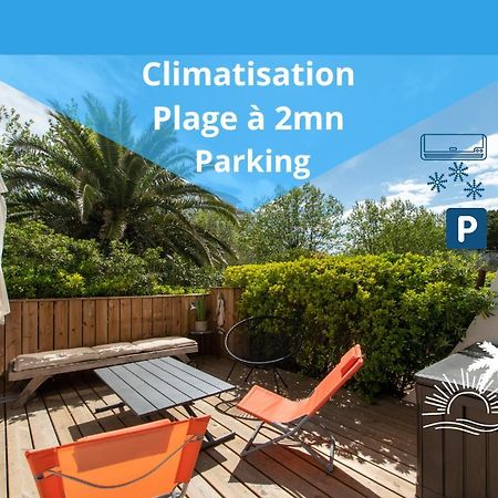 Le Murmure Du Palmier * Mer A 2 Min * Parking Prive * Terrasse La Grande-Motte Esterno foto